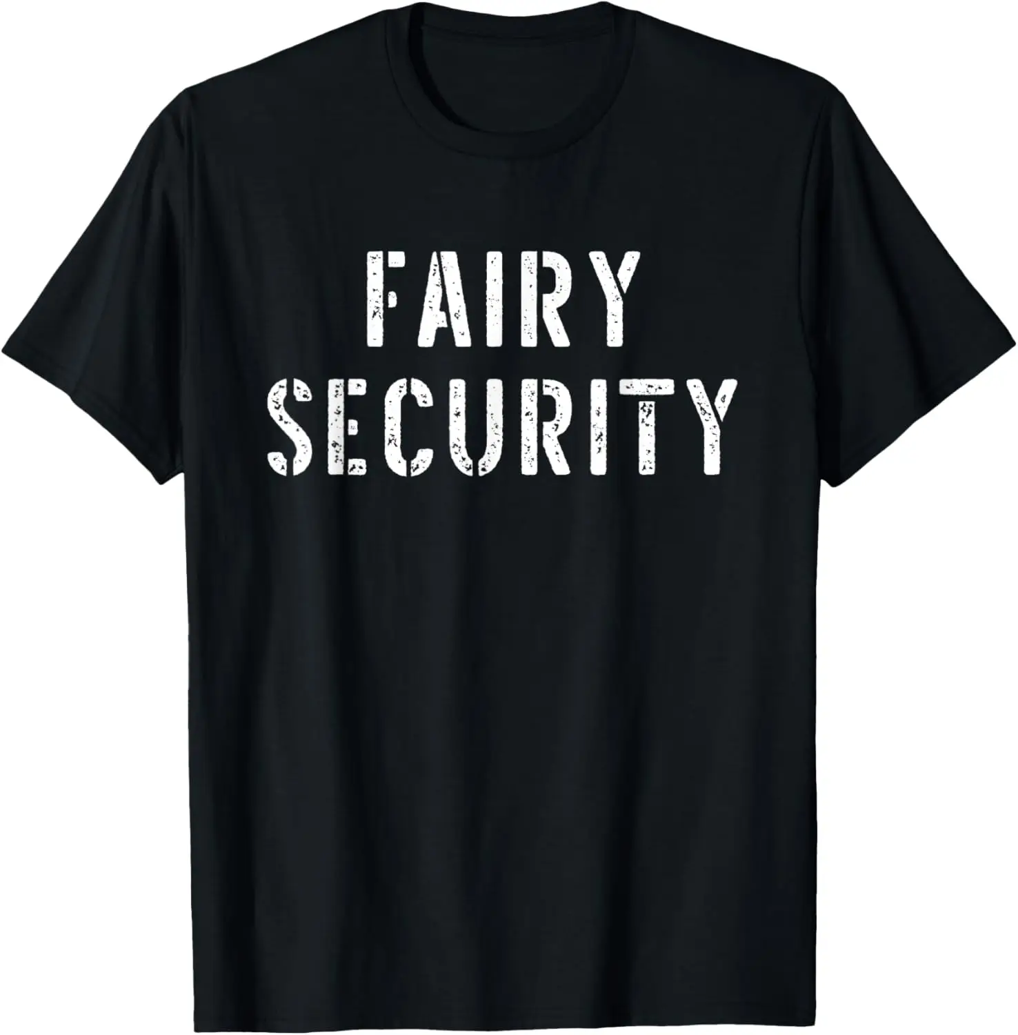 Halloween Dad Mom Daughter Adult Costume Fairy Security T-Shirt