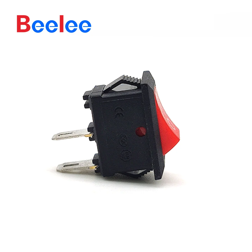 50 PCS Beelee KCD11-A On Off Rocker Switch Painel Tipo Interruptores Rocker Momentâneos