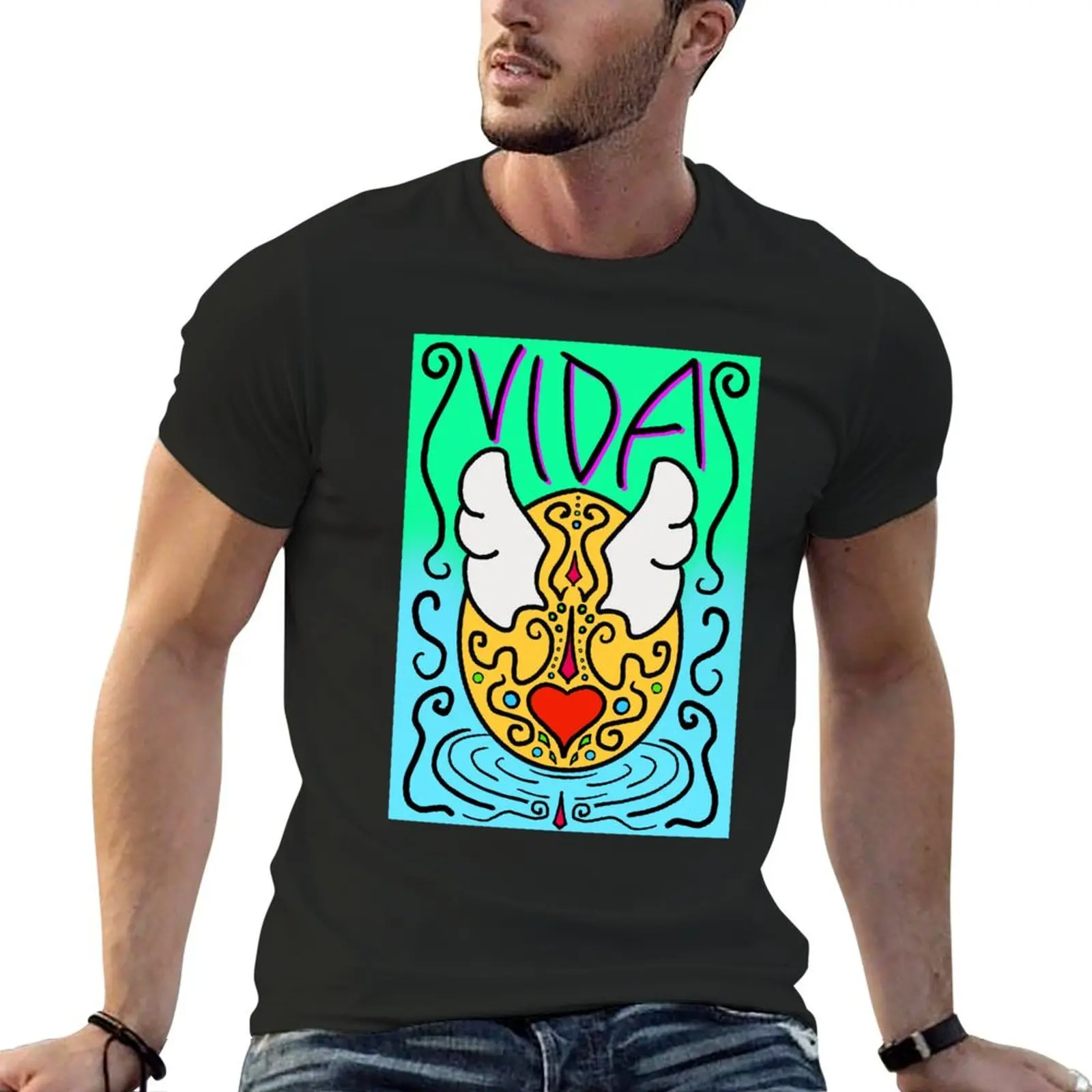 

Vida T-Shirt graphic t shirts vintage anime tshirt graphic shirts men