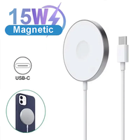 New 15W Magnetic Chargers Type C Wireless Charger Pad Stand For Magsafe iPhone 16 15 14 13 12 Pro Max PD Phone Charging Dock