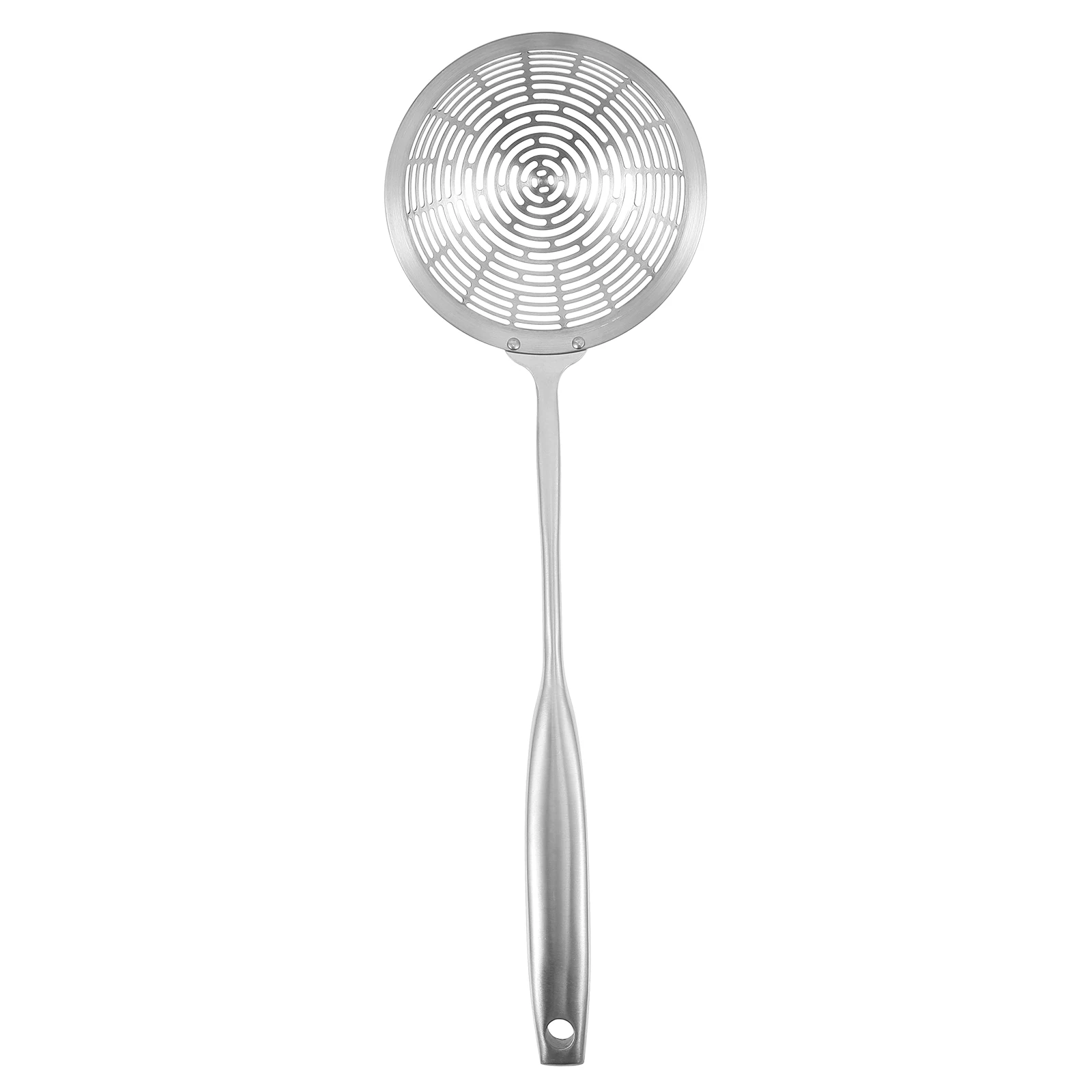 

Scoops Stainless Steel Colander Kitchen Filter Spoon Strainer Silver Oil Multifunctional Metal Pasta