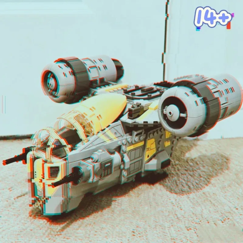 New Hot 930PCS Movie Model Interstellar Conflict Spaceship Building Blocks Educational Toys Ornament Toys for Graduation Gifts