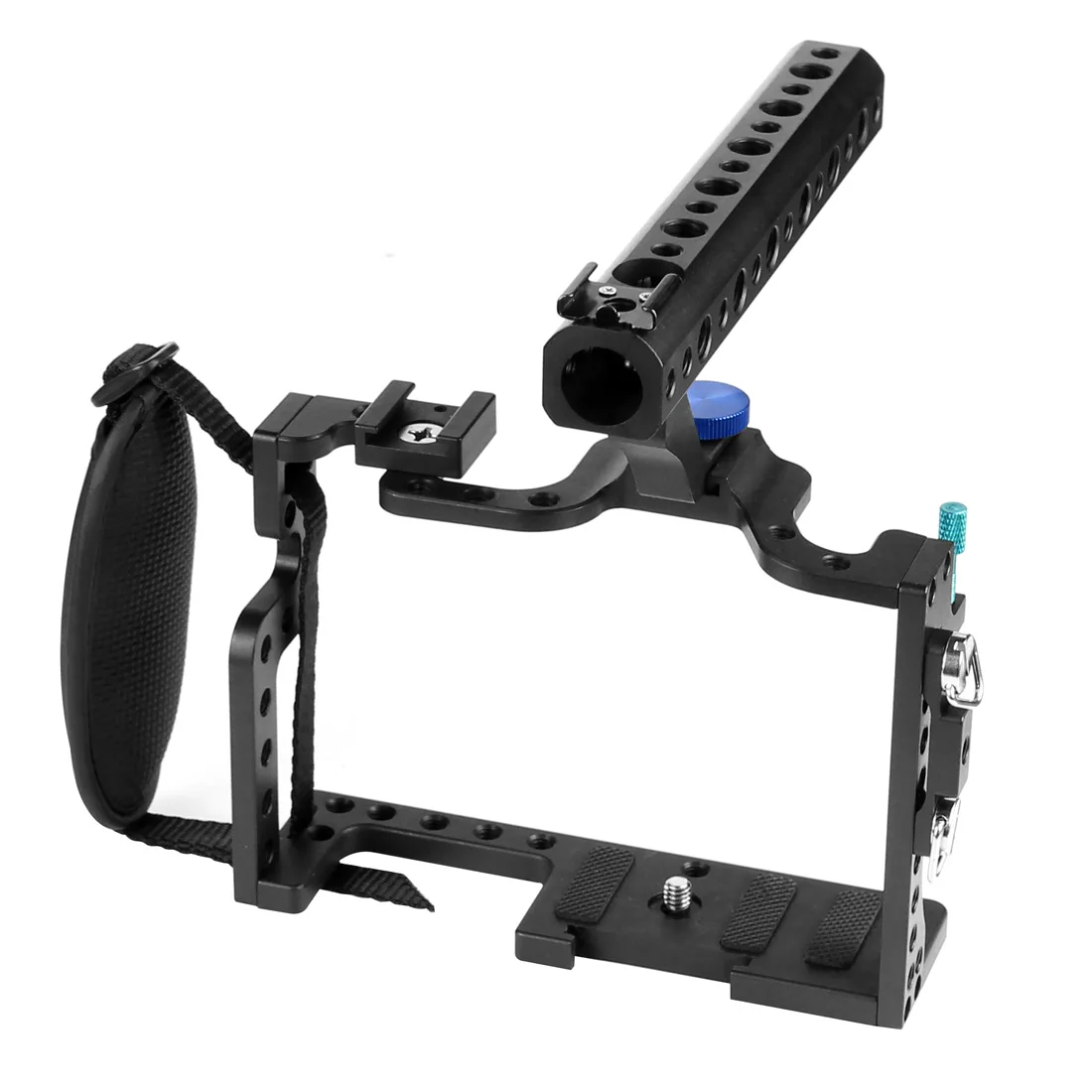 Kamera Käfig Rig GH3 GH4 GH5 Schutz Gehäuse Fall Top Griff Grip für Panasonic Lumix DSLR Video Stativ Verlängerung Kit – Detail 3