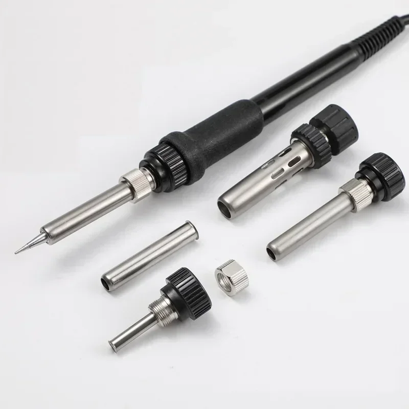 Universal Soldering Iron Welding Station Handle Accessories Three-piece Set 936 / 203H / 205H High Temperature Resistant Sleeve