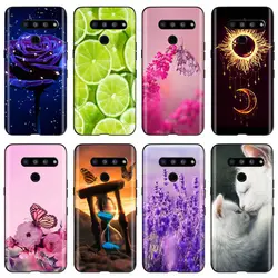 For LG V50 ThinQ 5G Case New Fashion Painted Cover For LG V40 ThinQ Phone Cases Soft Silicone Fundas For LG V50S ThinQ 5G Bumper