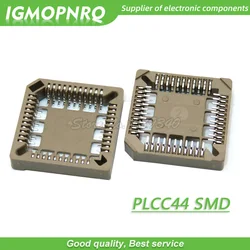 PLCC44-SMD IC 소켓, PLCC44 소켓 어댑터, 44 핀 PLCC PLCC-44 컨버터, 10 개