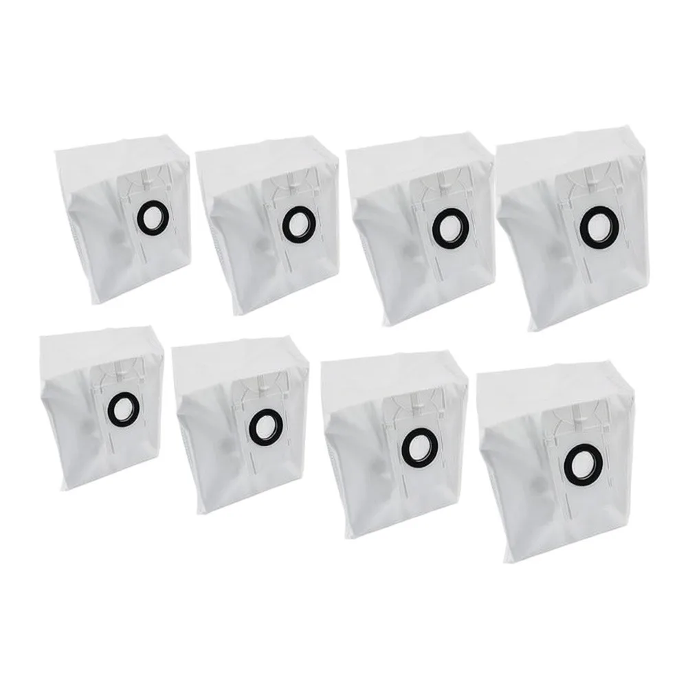 8Pcs White Cloth Dust Bags Sealed Leak For PVCRDC 5002 WIFI Vacuum Cleaner Replacement Parts Accessories