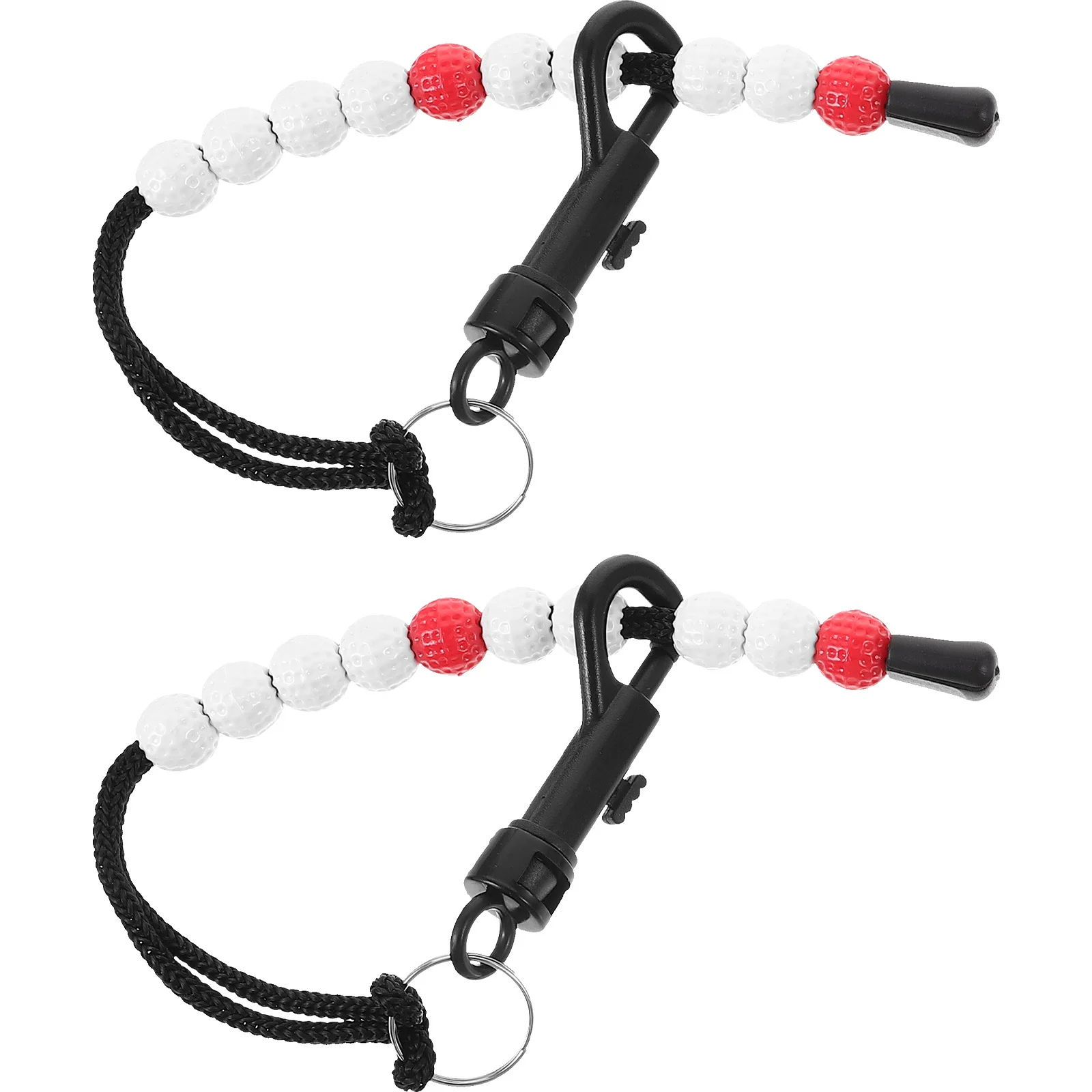 

2Pcs Golf Scoring Keeper Durable Plastic Wrist Chain Counter Gift for Enthusiasts Outdoor Golfing Supplies Golf Shot Counter