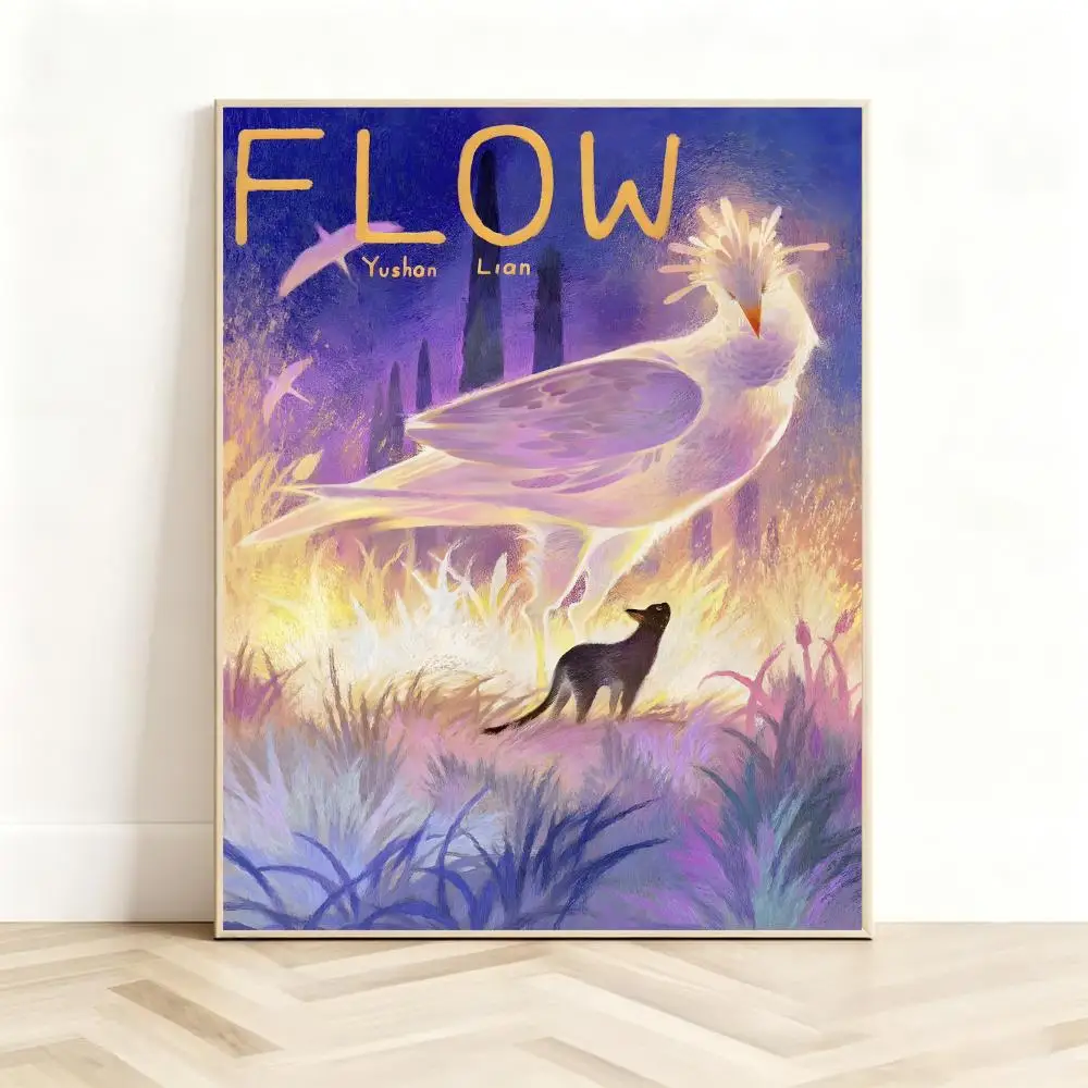 Upbeat Band F-Flow Poster Classic Self-Adhesive PP Wall Sticker for Living Room Bar Decor Gift