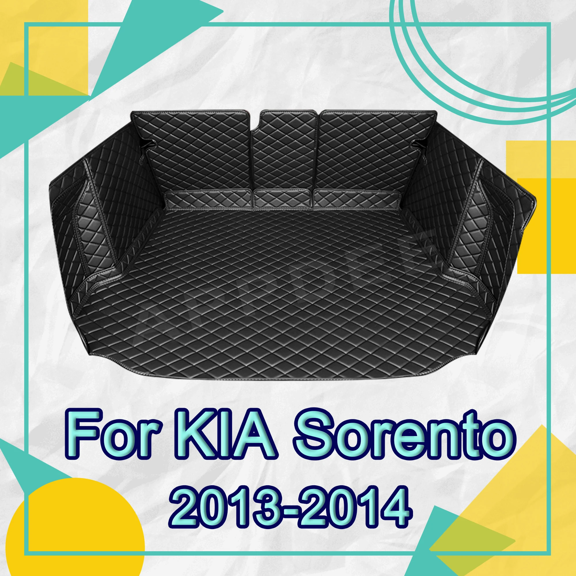 

Автоматический коврик в багажник с полным покрытием для Kia Sorento 5/7-Seat 2013 2014, чехол для багажника автомобиля, аксессуары для защиты салона багажника