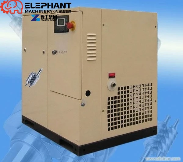 New Industrial Portable Screw Air Compressor PLC Motor Air End 3KW 16Bar Air-Cooled Lubricated AC Powered