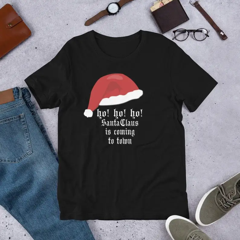 

Santa Claus Hat shirt, Merry Christmas t-shirt, X-mas gift tee