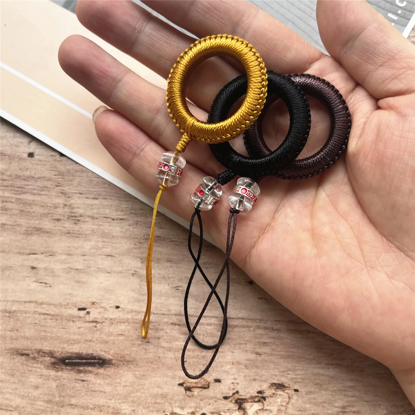 

Шнур для мобильного телефона, плетеный ремешок на палец, анти-потерянный брелок для мобильного телефона, короткий ремешок, U-диск, шнур для ключей, роскошные аксессуары для телефонов