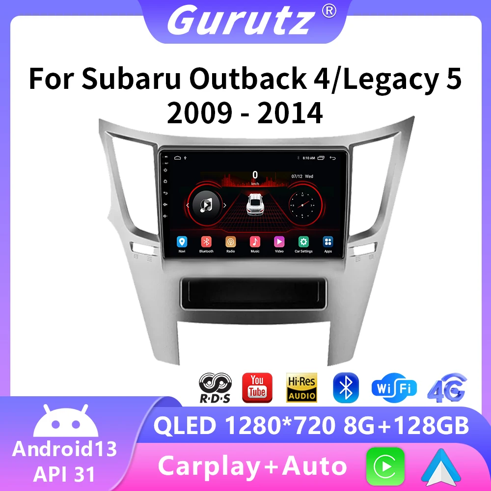 

2 Din Android 13 Car Radio For Subaru Outback 3 Legacy 4 2009-2014 Multimedia Video Player Navigation GPS 4G Carplay Auto Stereo