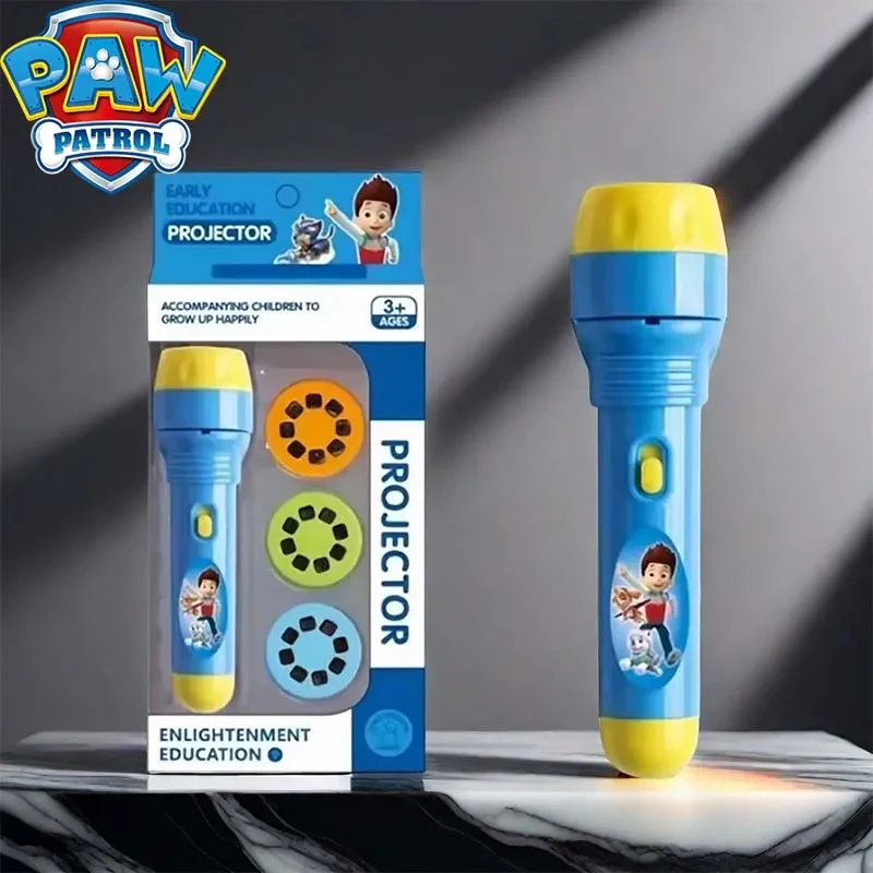 Paw Patrol Schattige Cartoon Creativiteit Speelgoed Kinderen Zaklamp Zaklamp Projector Anime Zaklamp Projector Zaklamp Lamp Speelgoed