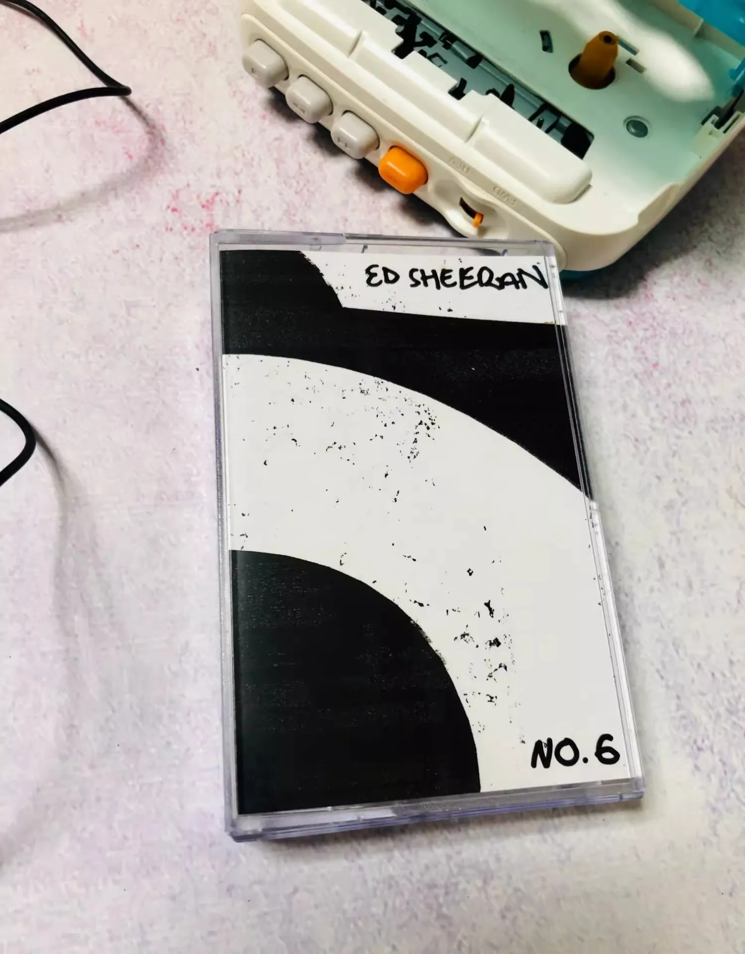 Classic Ed Sheeran Music Magnetic Tape No.6 Collaborations Project Album Cassettes Cosplay Walkman Car Recorder Soundtracks Box