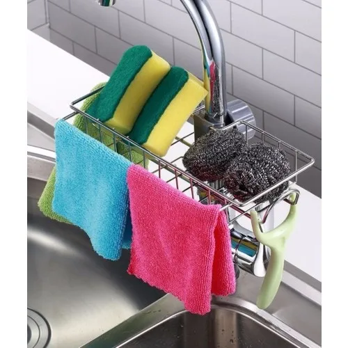 River World Large Size Kitchen and Bathroom Organizer Iron Shelf