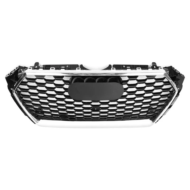 

Honeycomb Grill Mesh Front Hood Grille Bumper Grill Center Grille for RS4 Grill for A4 B9 2017-2019 Fast Shipping