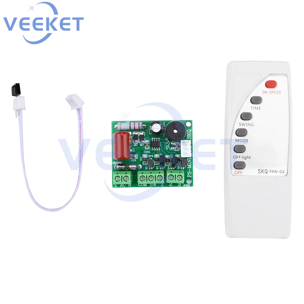 Universal Fan Remote Control Modification Board Mini Fan Circuit Board Control Motherboard Electric Fan Control Circuit Board