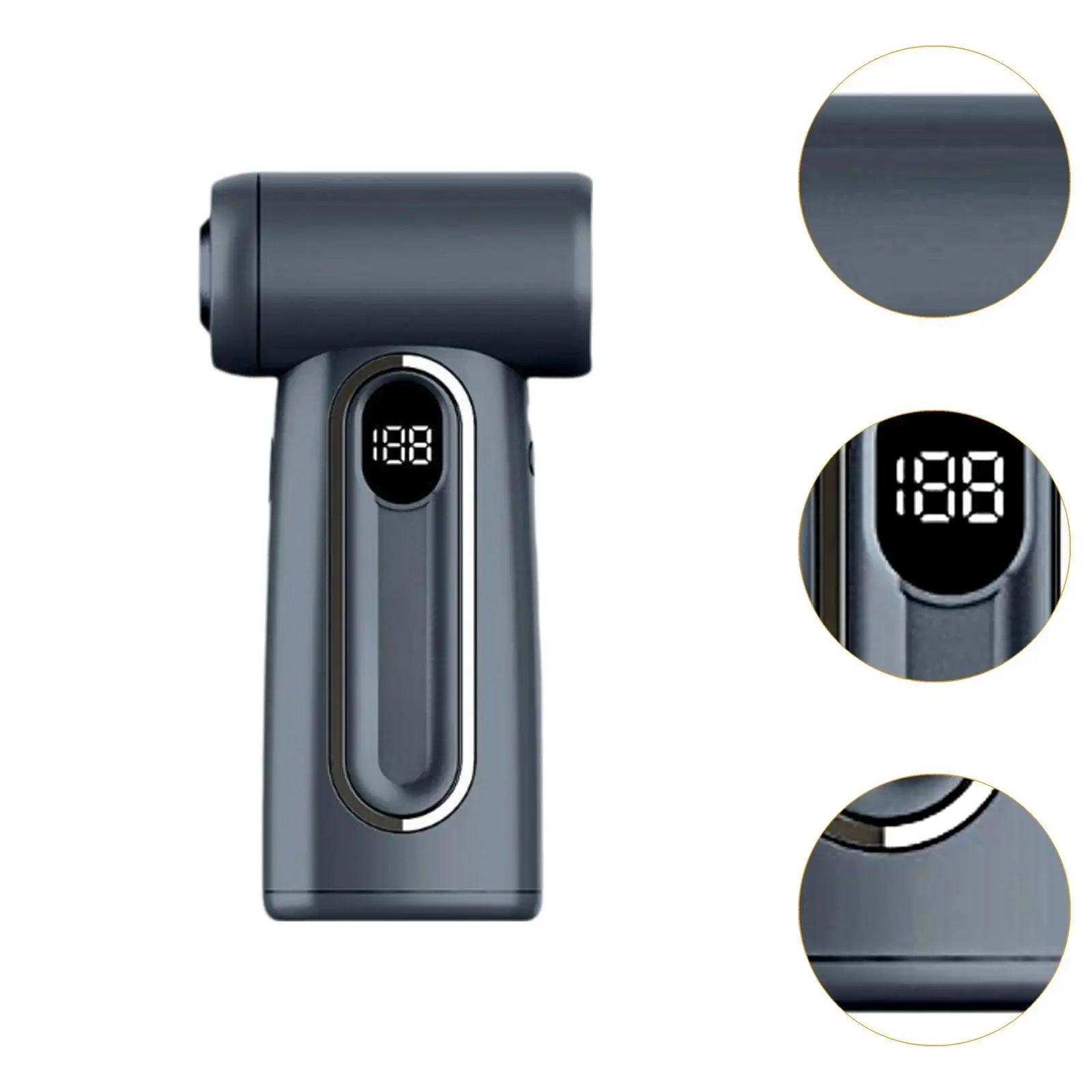 Ventilatore portatile Potenti flussi d'aria Lunga durata Asciugacapelli wireless compatto multiuso per campeggio all'aperto Dormitorio estivo Casa