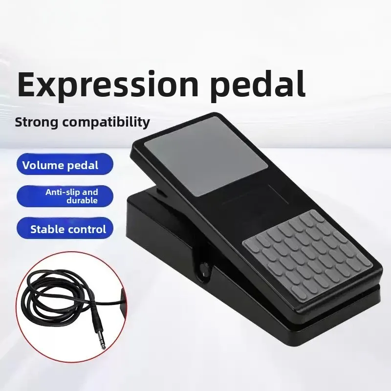 Universal MIDI Expression Volume Control Foot Pedal for Electronic Keyboard Synthesizer KEP100
