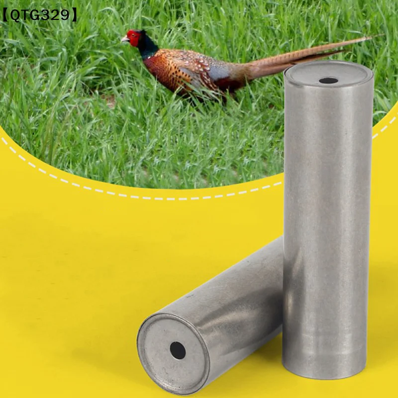 【QTG329】Outdoor Steel Bird  Whistle Pheasant Hunting Whistle for Hunter Bird Calls Hunting Pheasant Gear[T]【WQ】