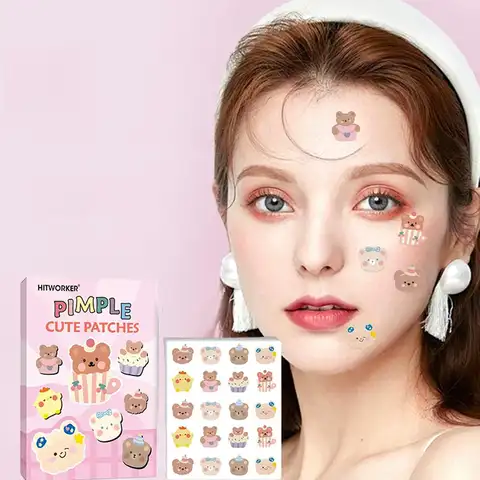 새로운 여드름 패치 수리 페이셜 딥 클렌징 베어 보이지 않는 여드름 제거 여드름 방지 패치 스팟 마크 컨실러 뷰티
