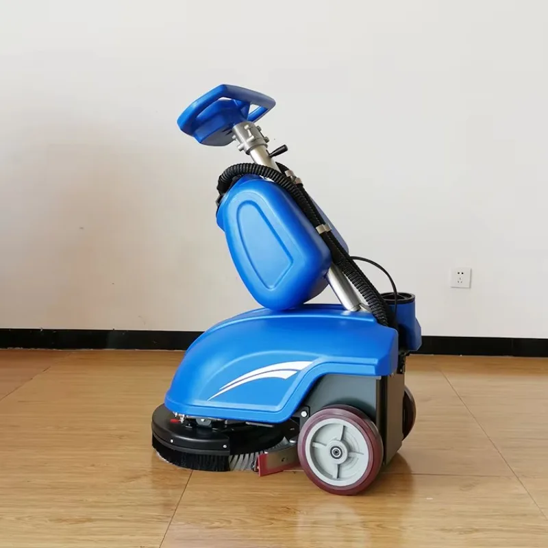 Efficient Cleaning Model 350 Floor Scrubber 24V  35cm Floor Washing Machine  With  Suck Triplet