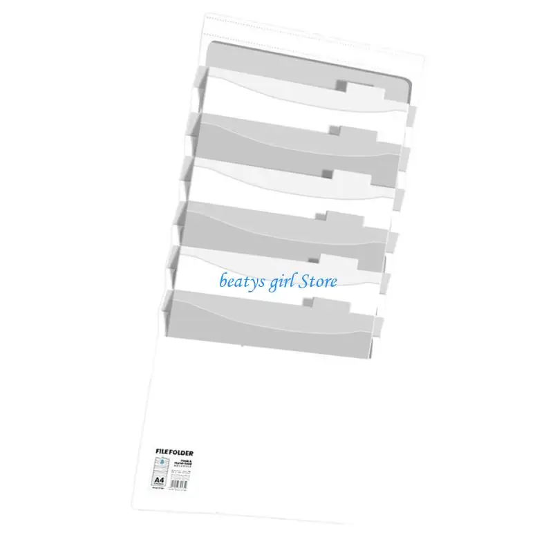 C7AB Складный документ Держите пластиковый мультисорный организатор.