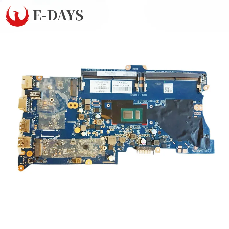 For HP ProBook 430 440 G5 Motherboard DA0X8BMB6G0 Mainboard with I3-7100U I5-7200U I3-8130U I5-8250U I7-8550U CPU DDR4 UMA