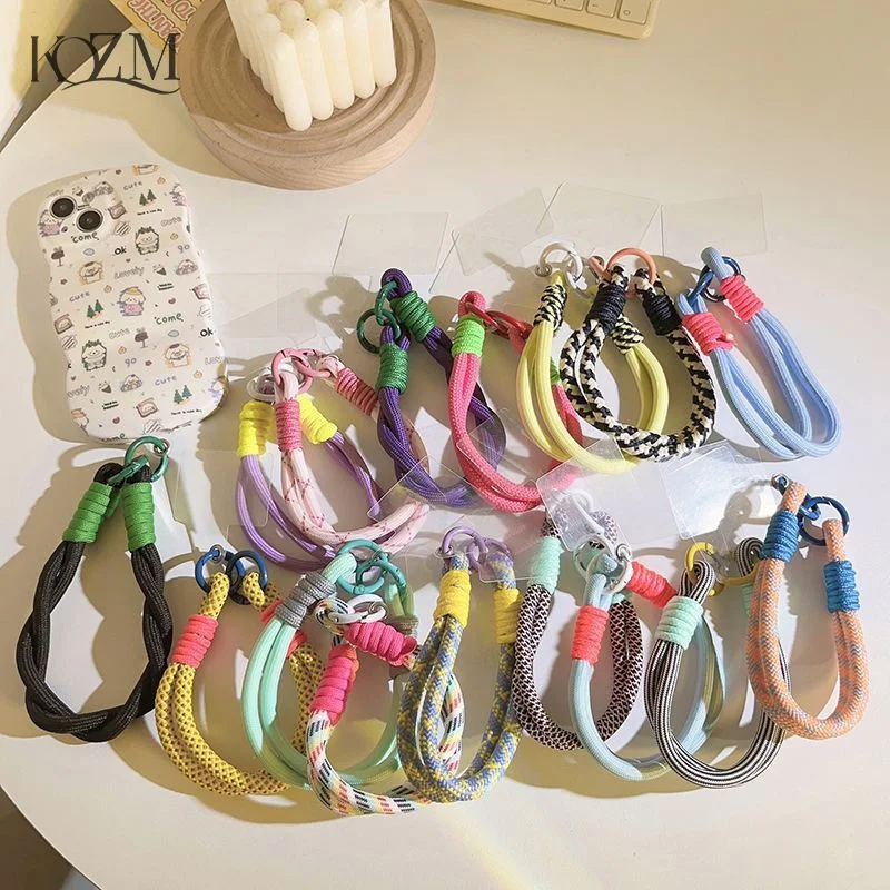 

Милые карамельные цвета, цепочка для телефона, короткий ремешок для сотового телефона, шнурок для защиты от потери, цепочка, ювелирные изделия, ремешки для телефона, подвесной шнурок, аксессуар