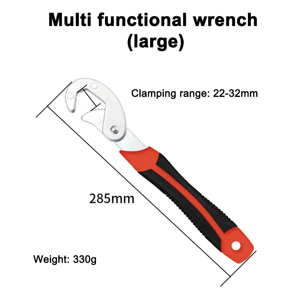 

Aluminum alloy multifunctional quick release adjustable wrench hardware tool high compatibility with various car models
