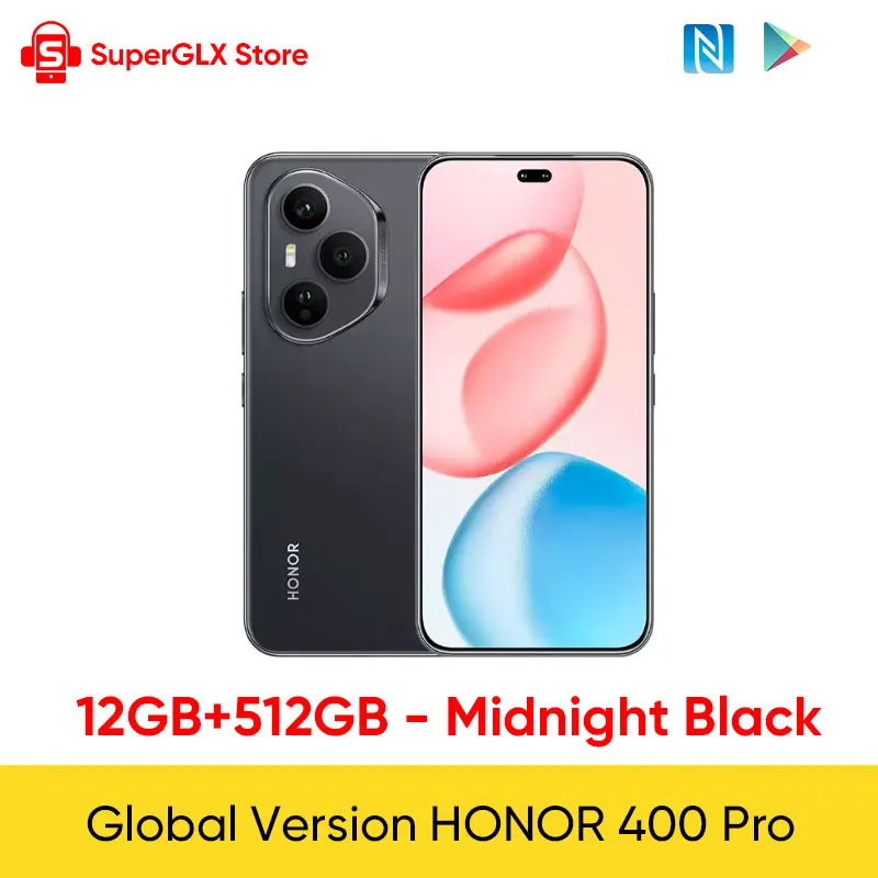 Global Version HONOR 400 Pro 5G NFC Smartphone Snapdragon 8 Gen 3