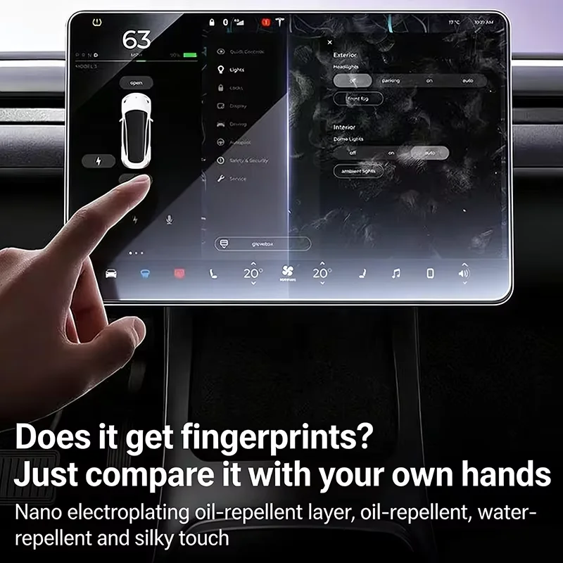 For Land rover range rover Executive/Sport 2023-2025 matte reinforced glass protective film accessories, suitable for LCD GPS na