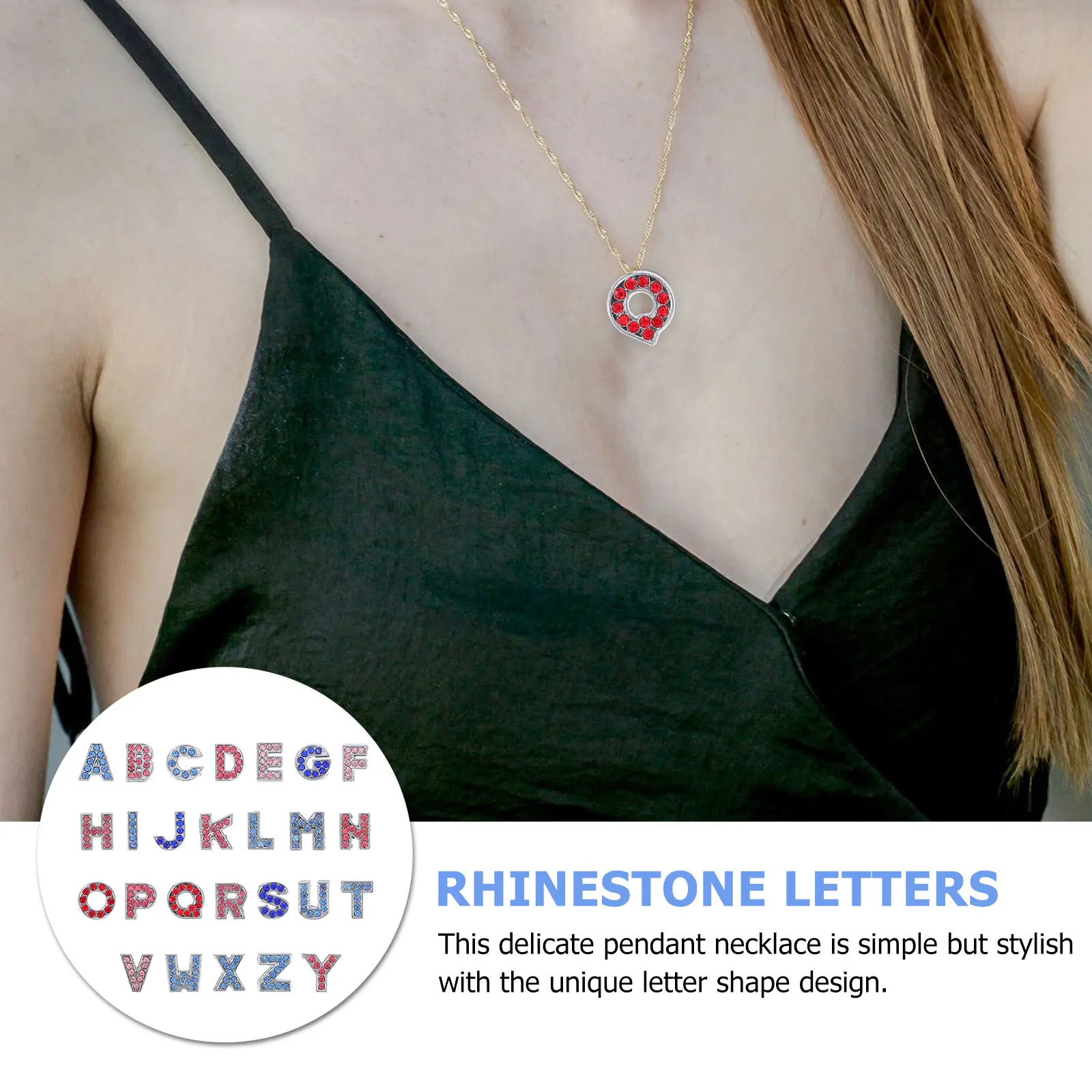 

26 Pcs Alphabet Beads Jewelry Bracelets Alloy Charms The Circle Lettering Pendant Ornaments Initials Letters for Making Miss