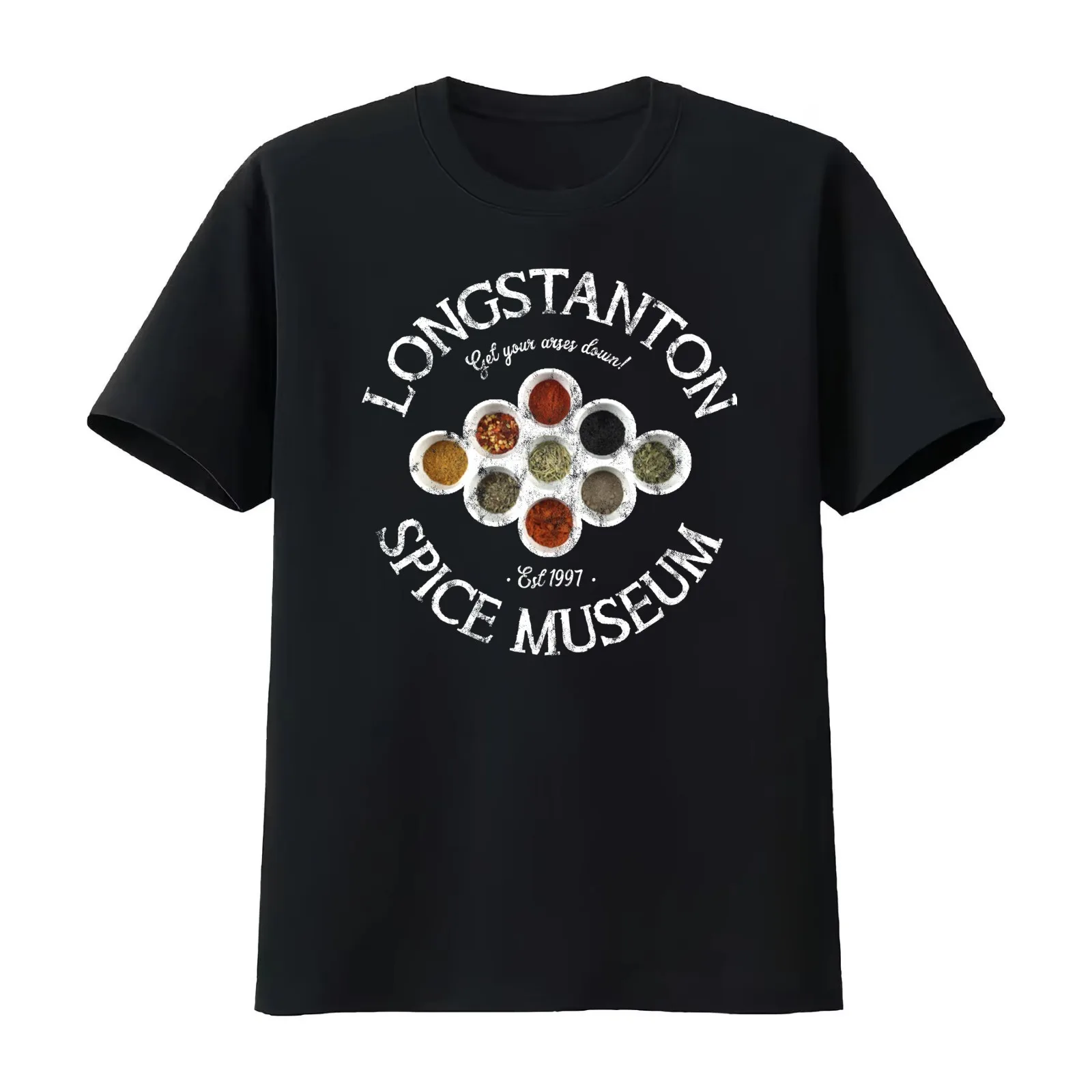 Longstanton Spice Museum T-Shirt Summer Casual Cotton Tee Oversized Streetwear Tops Vintage Graphic Print Unisex Men Women