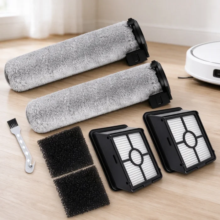 Side Brush Roller And Filter Replacement Kit Fit Version 2/4 Robot Vacuum Cleaner Household Floor Cleaning Consumable Spare Part