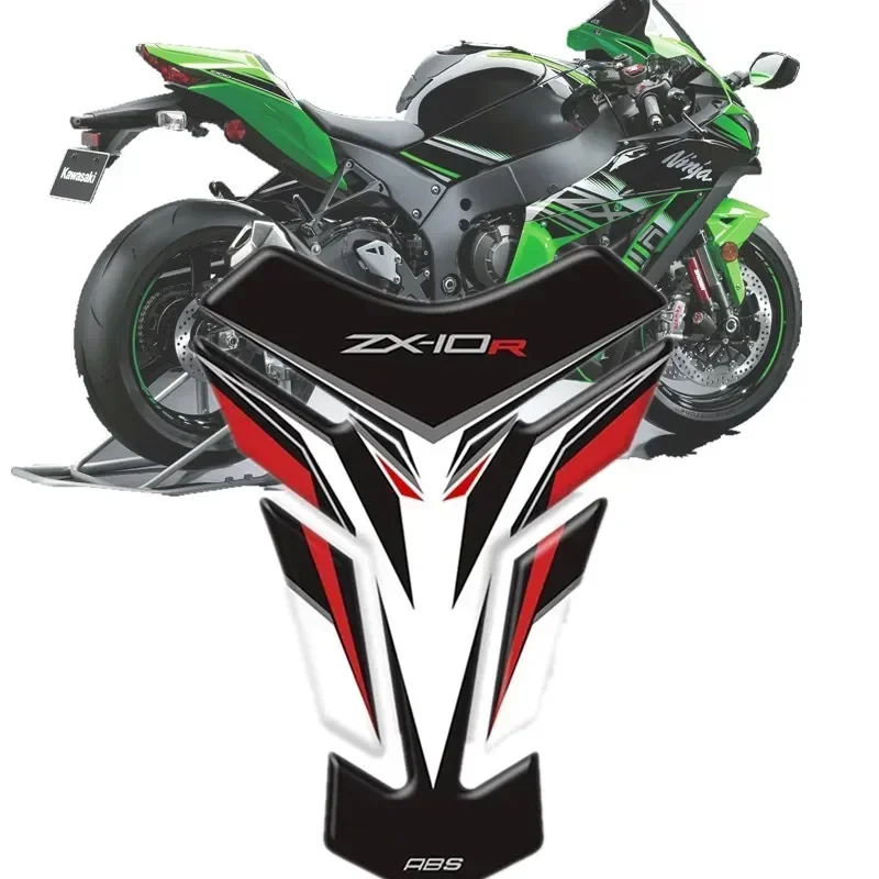 

Для KAWASAKI ZX10R ZX 10R защита для топливного бака мотоцикла 3D гелевая Наклейка фотоэлемент двигателя