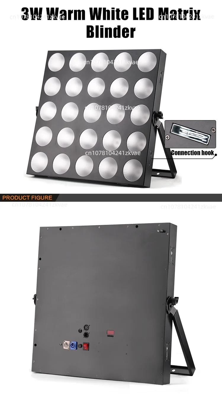 Blinder light 5x5 Led Matrix 25x3w Dmx Blinder For Background on stage light