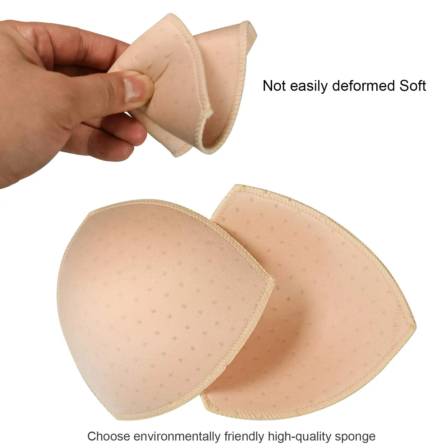 2/6pcs Soft Bra Pads Inserts Removable Bra Pad for Women Breast Push Up Enhancer Bra Pad Sports Bras Cups Insert Bikini Swimsuit