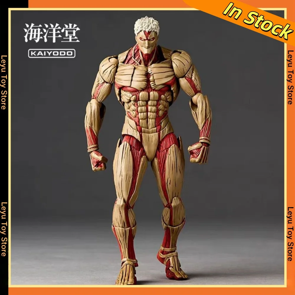 

Kaiyodo Атака Титанов Аниме Фигурка Удивительный Ямагучи Револьтех Бронированный Титан Рейнер Браун Фигурка Игрушка Подарок