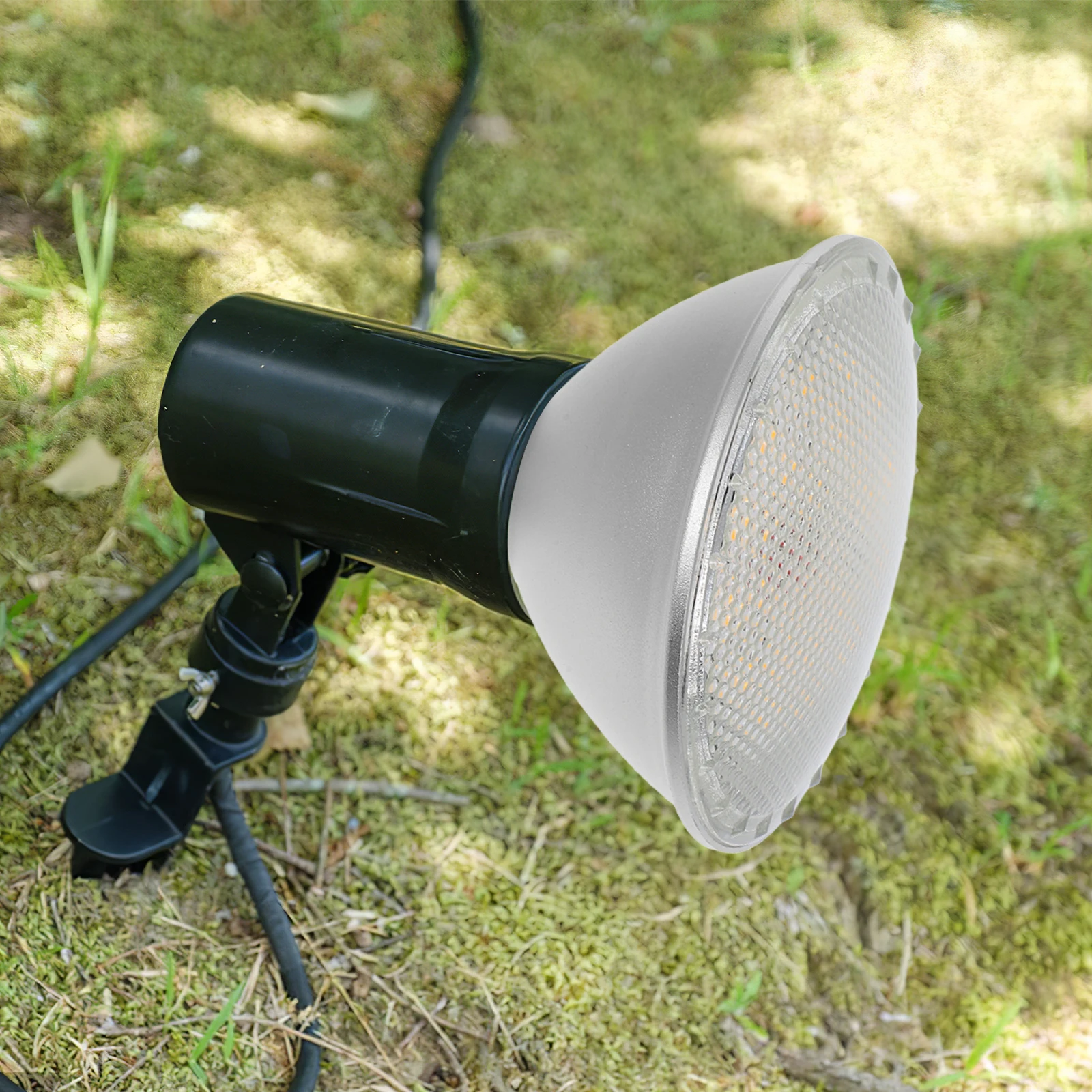 

Waterproof PAR30 LED Spotlight 12W E26 Base Outdoor Bulb Replacement Silver Color Efficient Lighting Solution