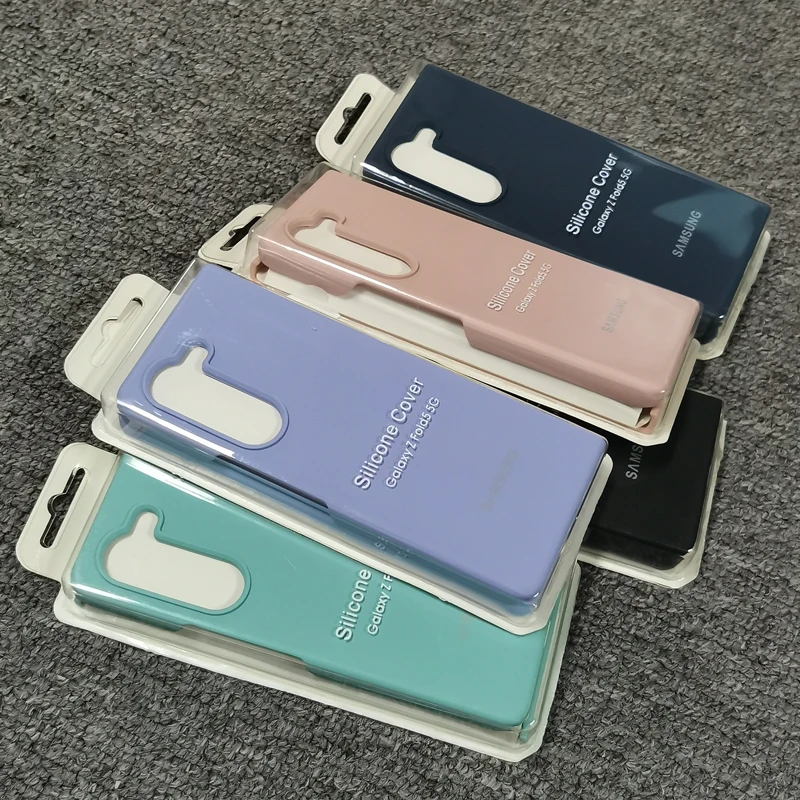 For Samsung Galaxy Z Fold 6 5 4 3 2 Luxury Liquid Silicone Case Silky Soft-Touch Back Protective Cover For Z Fold5 Fold4 Fold6