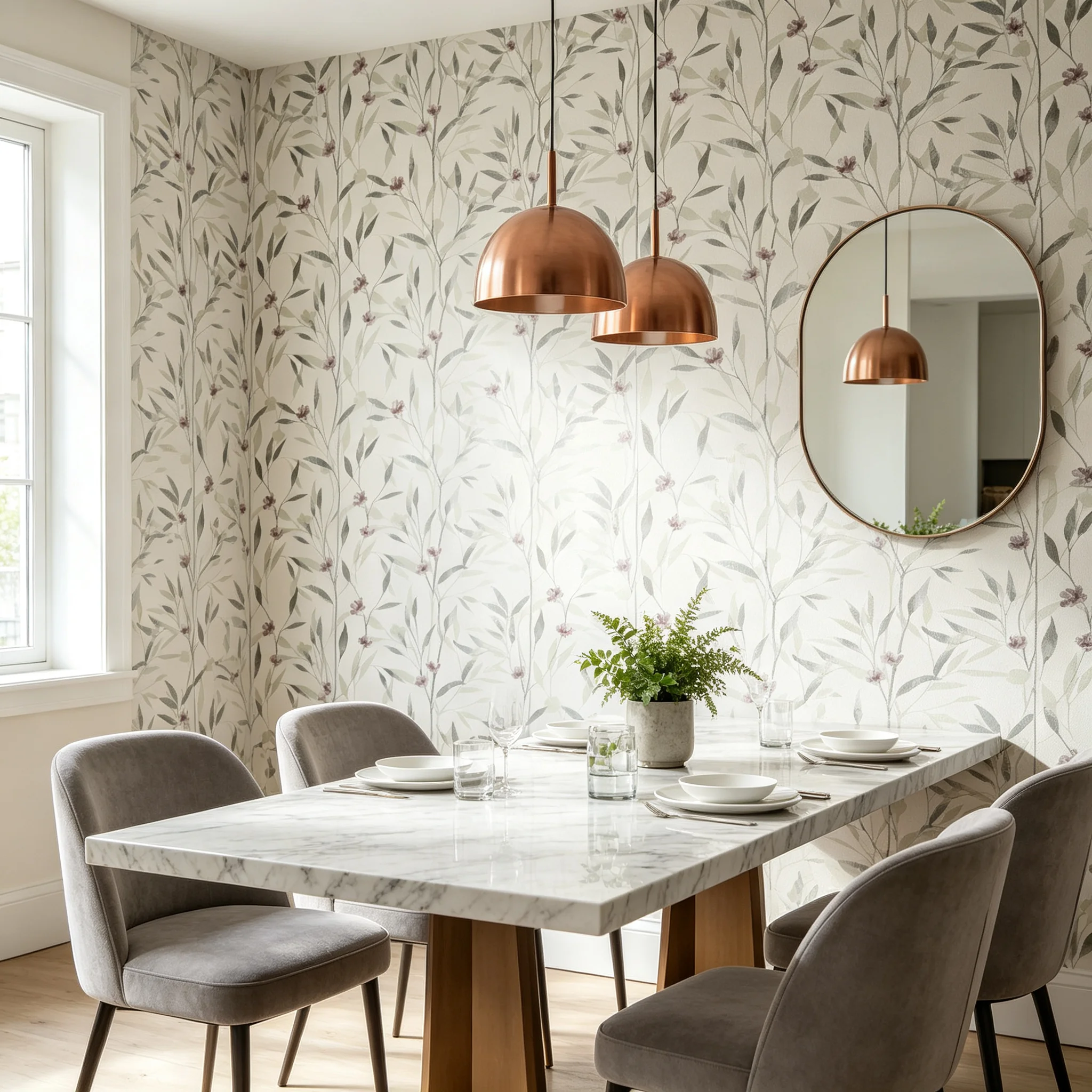 Green Leaf Self Adhesive Wallpaper Waterproof Vinyl Peel and Stick Contact Paper for Home Wall Cabinet Door DIY Renovation Decor