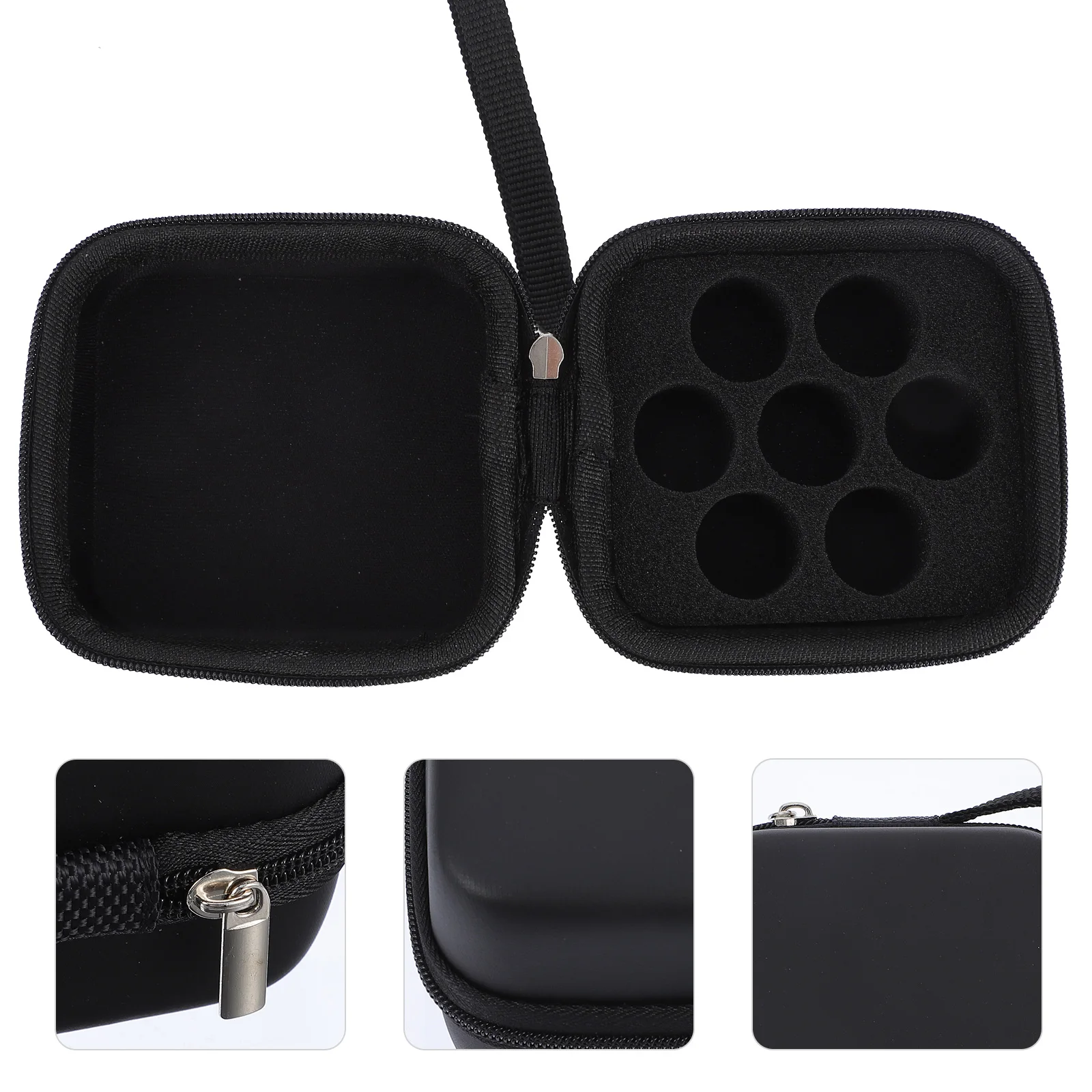 

Essential Oil Storage Box Pu Material Compact Organizer For Travel Durable Pouch Holder Case Mini Storage Bag Organizer