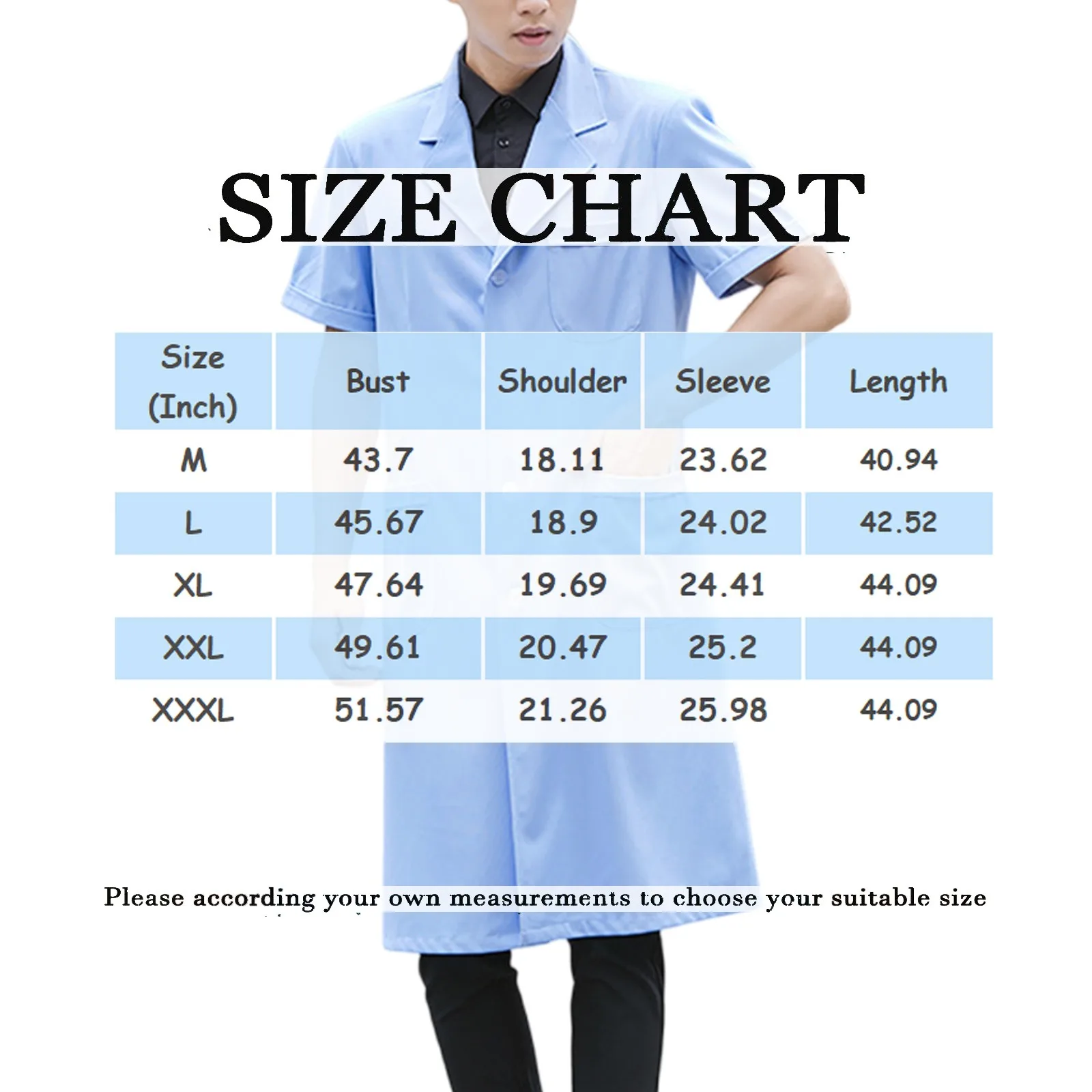 Apotheke tragen weiße Laborkittel, kurzärmelig, Krankenschwester, Arzt, Arbeitsuniform, Kleidung, Spa, Schönheitssalon, Labor, lange Jacke