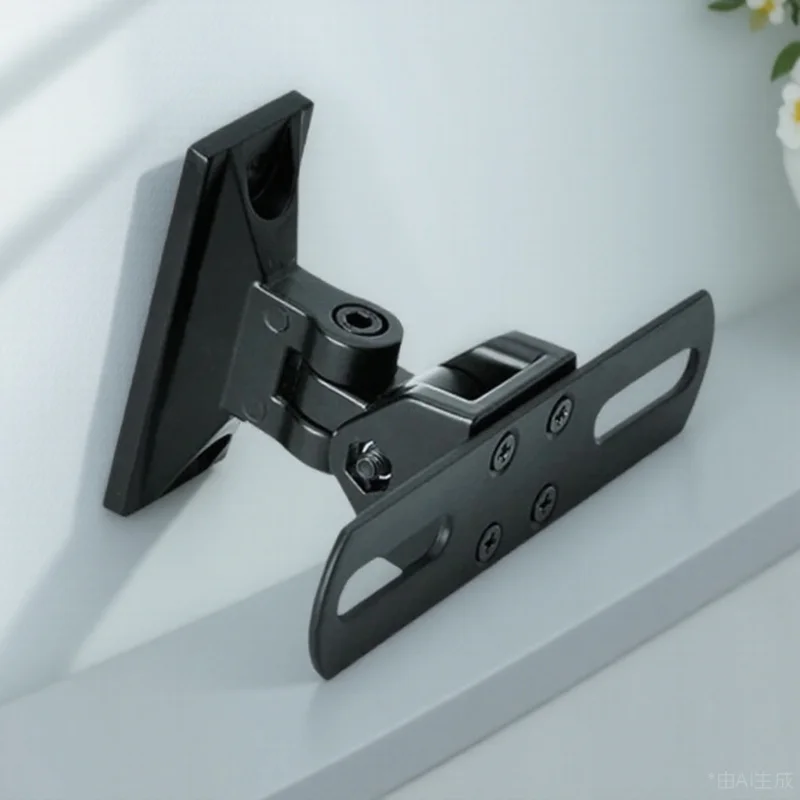 

Speaker Wall Mount Adjustable Zinc Alloy Durable Center Speaker Stand Surround Sound Bracket Indoor Outdoor Monitor Stand