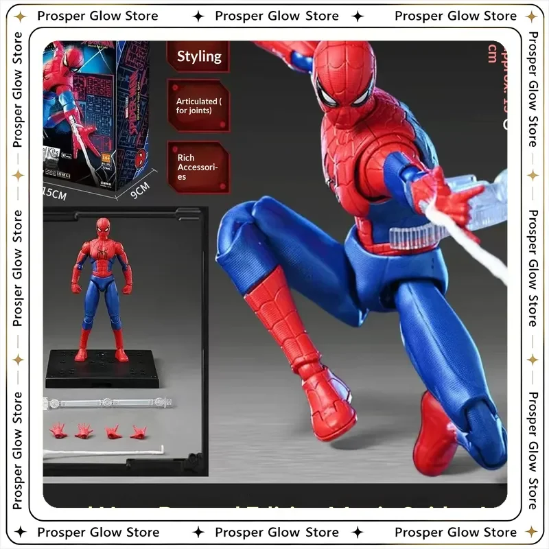 Blokees Spider-Man Actionfigur Brandneu: Unsichtbare Frau, Jeff The Land Shark, Champion-Klasse-Version, Zusammengebautes Modellspielzeug