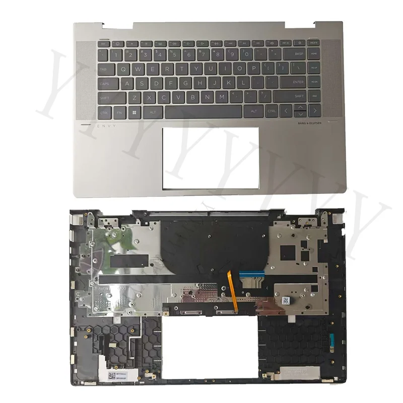 Y+ Brand new, suitable for HP ENVY X360 15-fe0013dx Palmrest cover with keyboard backlight N49283-001