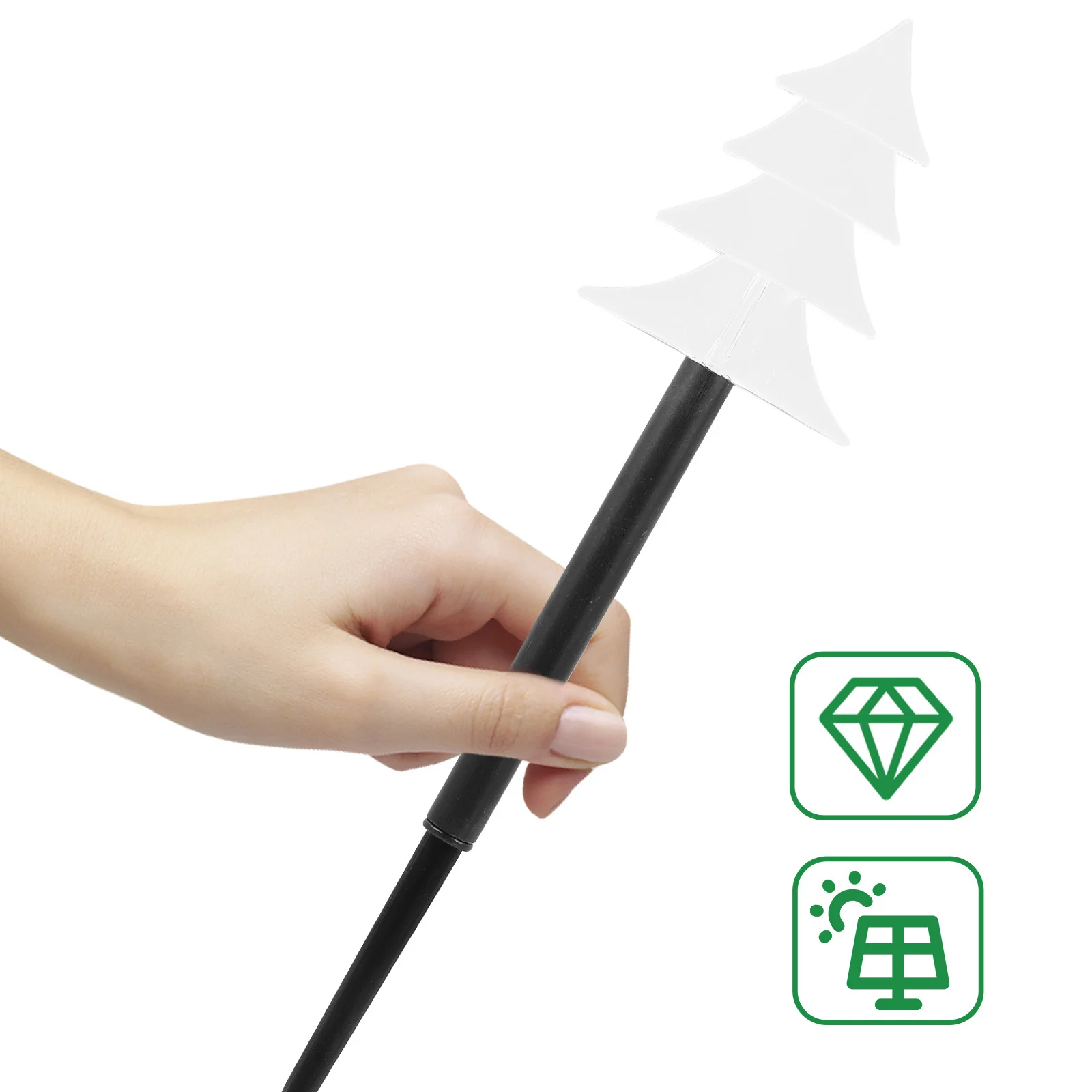 

5Pcs Christmas Tree Light Accessories Creative Solar Lamp Decors Garden Lawn Outdoor Holiday Light Decorations